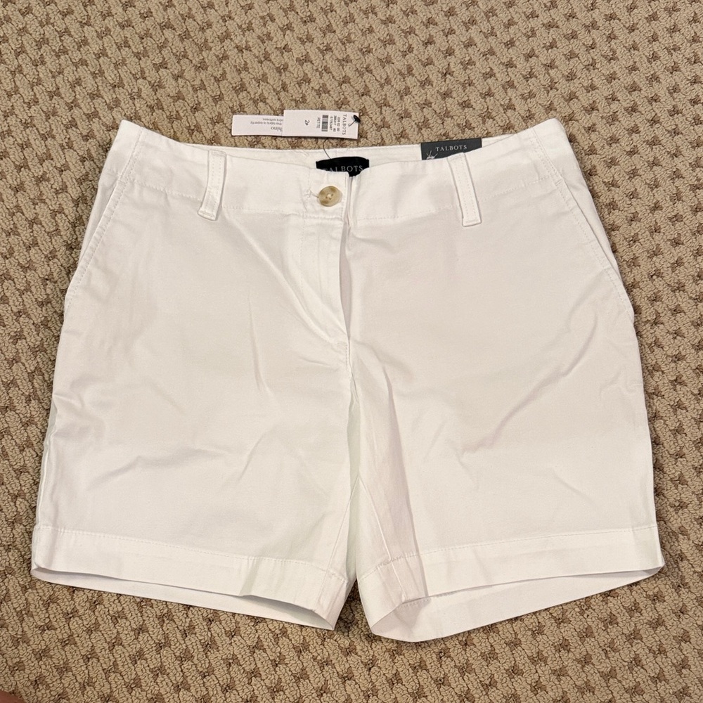 Talbots Classic White Women's 6” Shorts